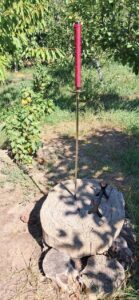 Катана з дамаску червоного кольору - Забраження 9