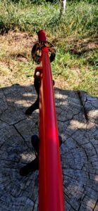 Катана з дамаску червоного кольору - Забраження 7