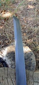 Катана з дамаску червоного кольору - Забраження 3